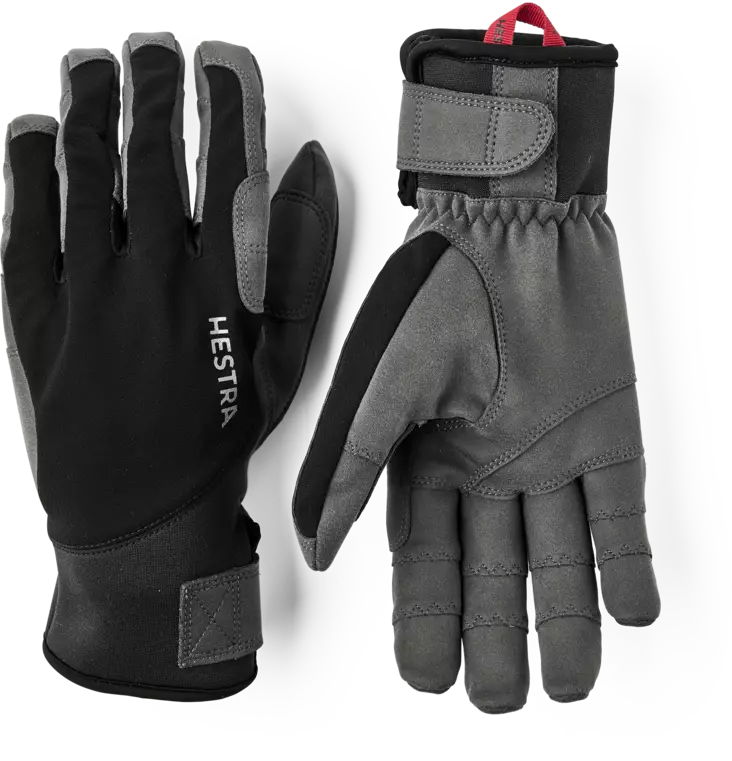 Hestra Ergo Grip Tactility 5-Finger Black/Dark Grey - Gloves - 7332904170842 - 1