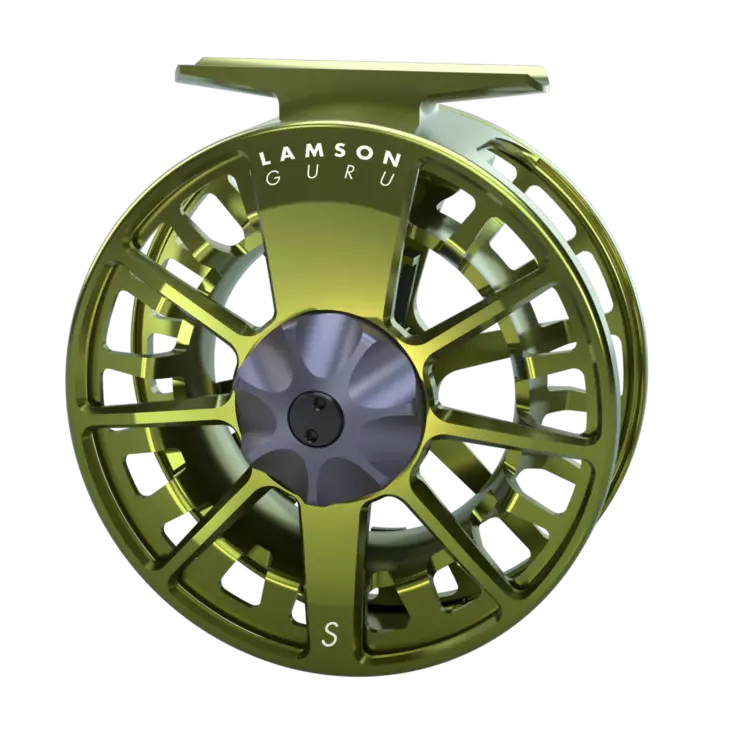 Lamson Guru S-Series Olive Green - Waterworks Lamson Fly Reels - 708332013612 - 1