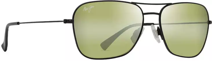 Maui Jim Naauao - Matte Black Varnish Frame with HT Lens - Plastic Lenses - 603429080112 - 1