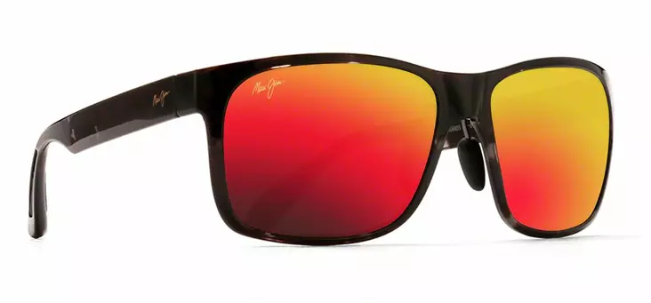 Maui Jim Red Sands - Grey Tortoise Frame with Hawaii Lava Lens - Plastic Lenses - MM432-042 - 1