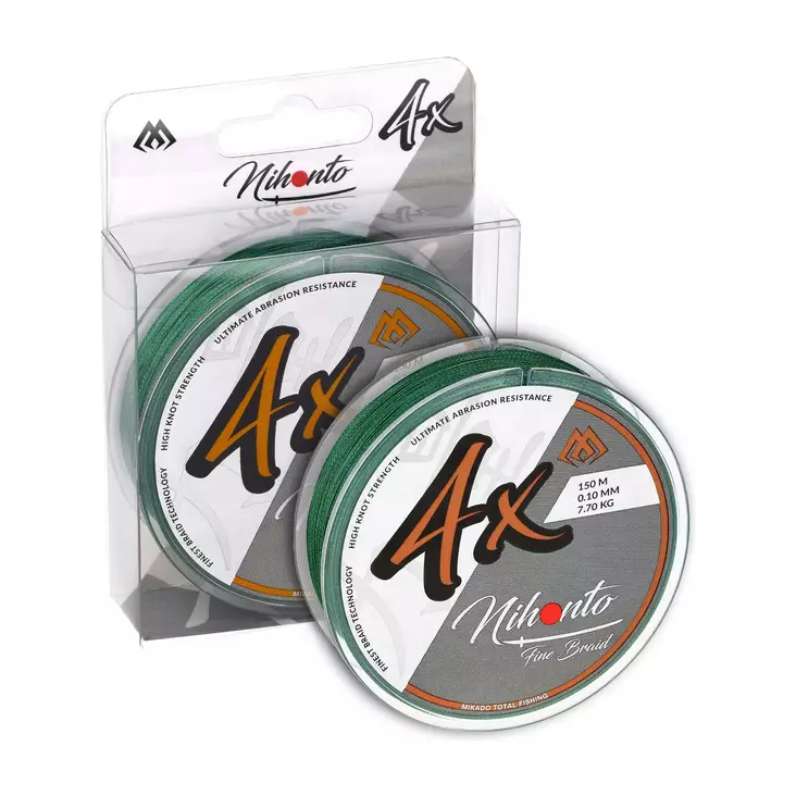 Mikado Nihonto Fine Braid 15m Green - Braided Lines - 5900637509332 - 1