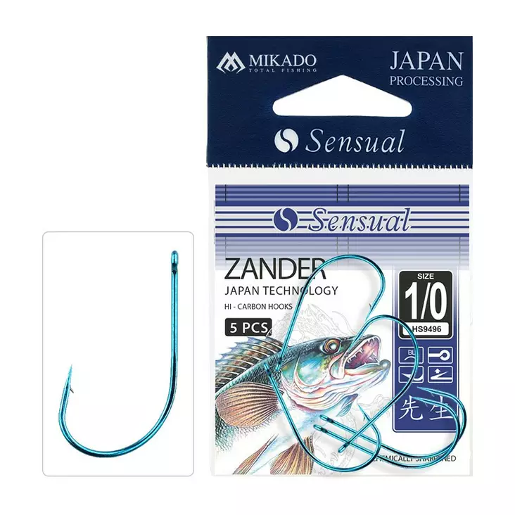 Mikado Sensual Zander - Eyed & Spade End Hooks - 5900637710622 - 1