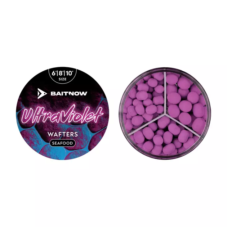 Mikado Ultra Violet Wafters 6/8/10mm - Wafters, Hook Pellets & Mini Boilies - 5900637153412 - 1