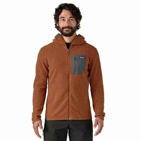 Patagonia Mens R1 Air Full-Zip Hoody Robin Brown - Ruoto.com webstore