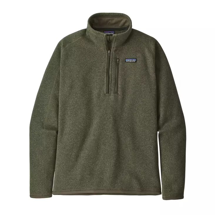 Patagonia Ms 1/4 Zip Better Sweater Industrial Green - Insulated Jackets - 192964026322 - 1