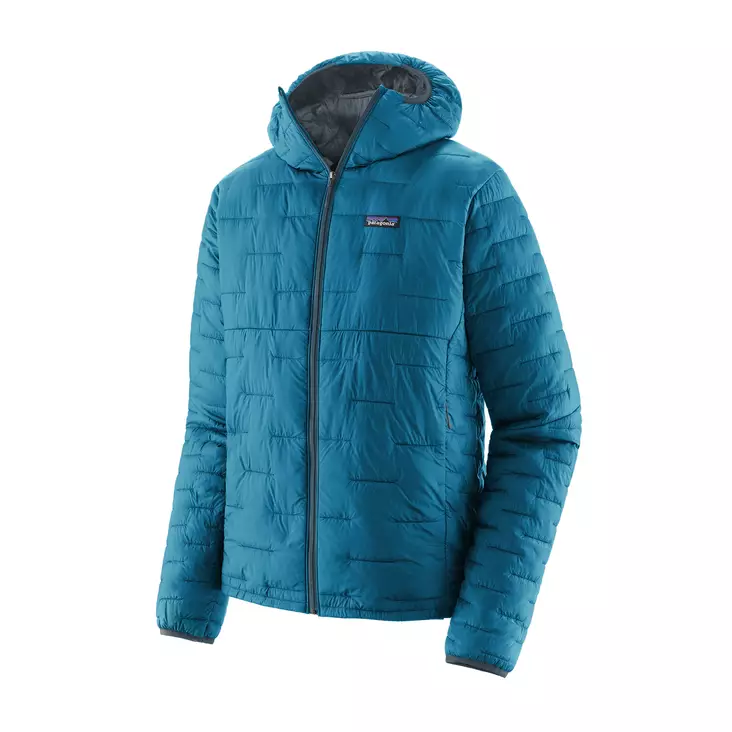 Patagonia Ms Micro Puff Hoody Anacapa Blue - Insulated Jackets - 195699279872 - 1