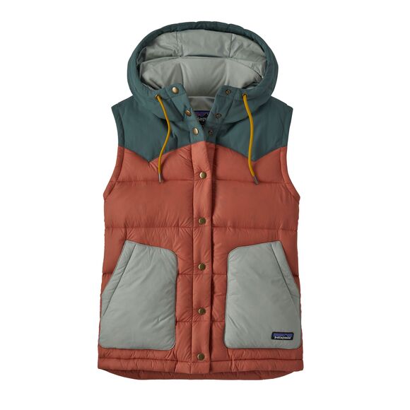 Patagonia W's Bivy Hooded Vest Burl Red - Down Jackets for Women - 195699993112 - 1