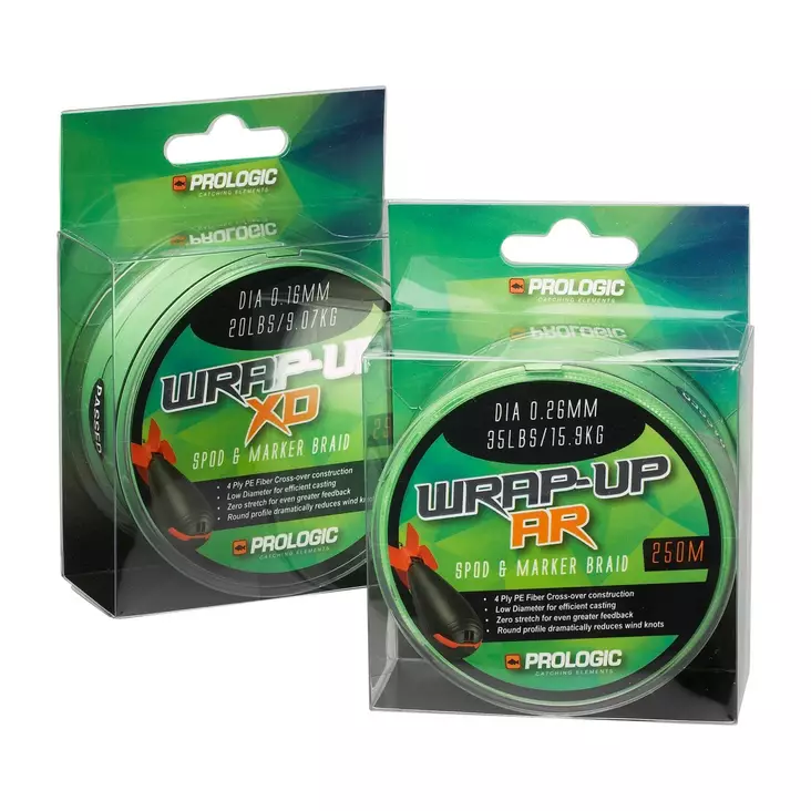 Prologic Wrap-Up XD Braid 250m 0,16mm - Main Lines - 5706301641182 - 1