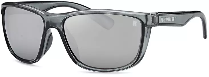 Rapala Wahoo Black Silver Mirror - Plastic Lenses - 022677381152 - 1