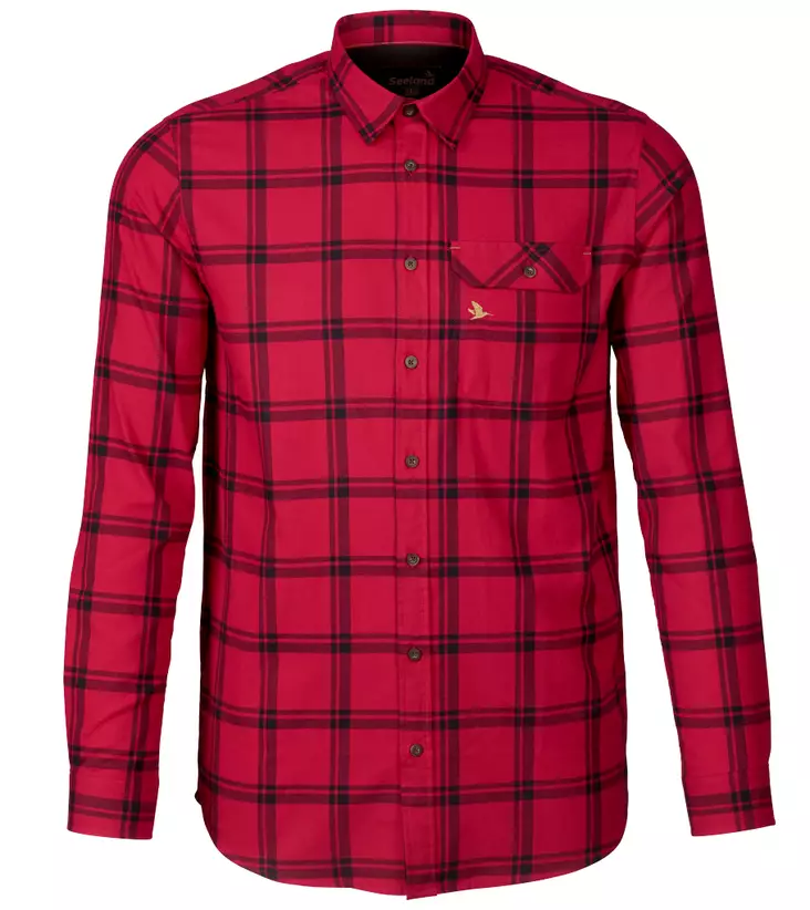 Seeland Highseat Shirt Hunter Red - Shirts - 5714733514882 - 1