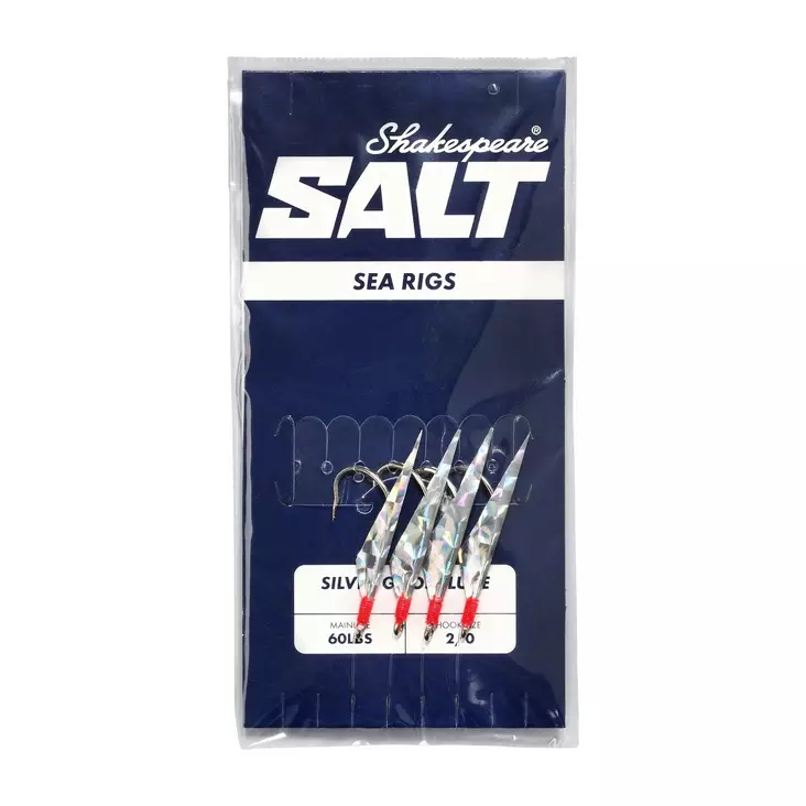 Shakespeare Silver Ghost Lure - Sabiki & Mackerel Rigs - 043388130662 - 1