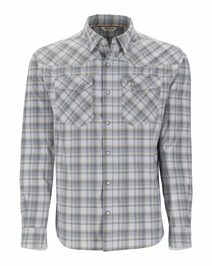 Simms Brackett Shirt Sterling Plaid - Shirts - 694264669792 - 1