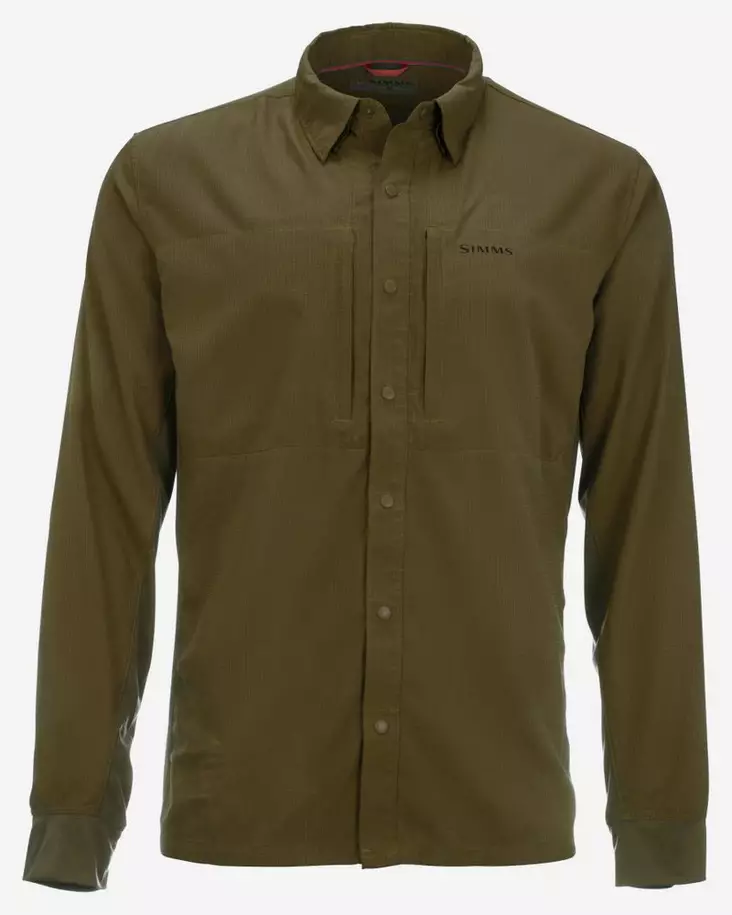 Simms BugStopper Intruder BiComp Driftwood - Shirts - 694264668382 - 2