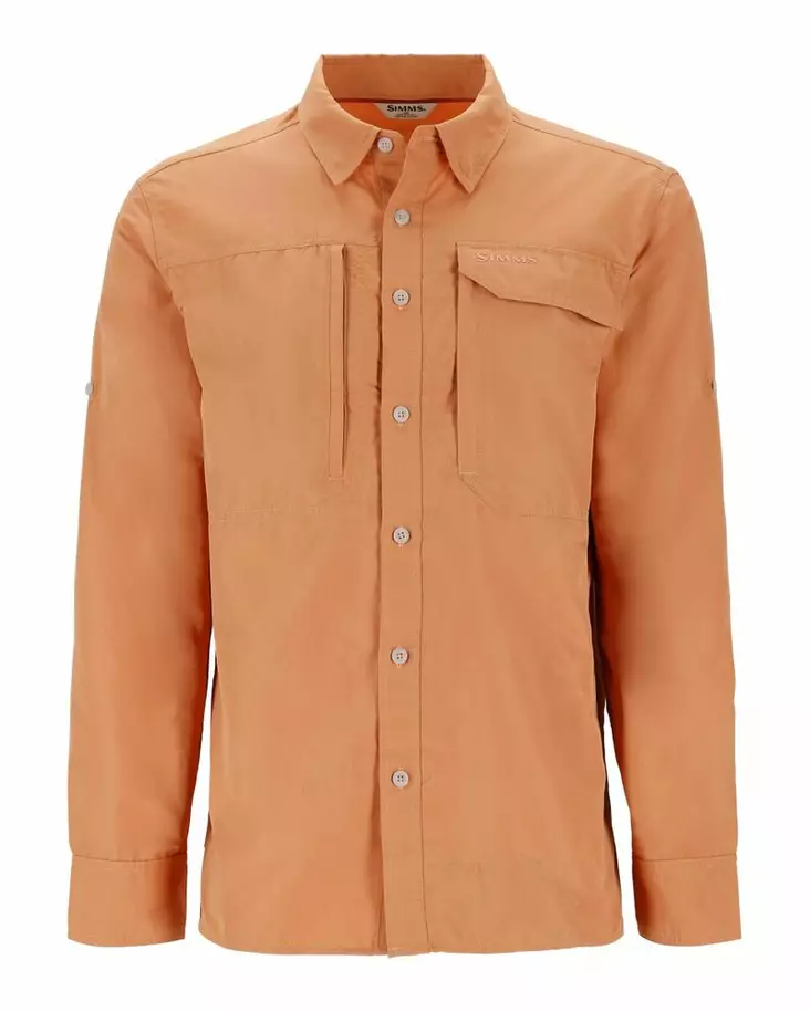 Simms Guide Shirt Orange Maple - Shirts - 694264691892 - 2