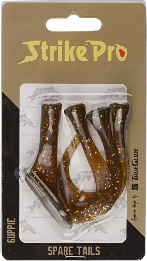 Strike Pro TrueGlide Guppie Spare Tails - Tail Baits - 1720010022 - 1