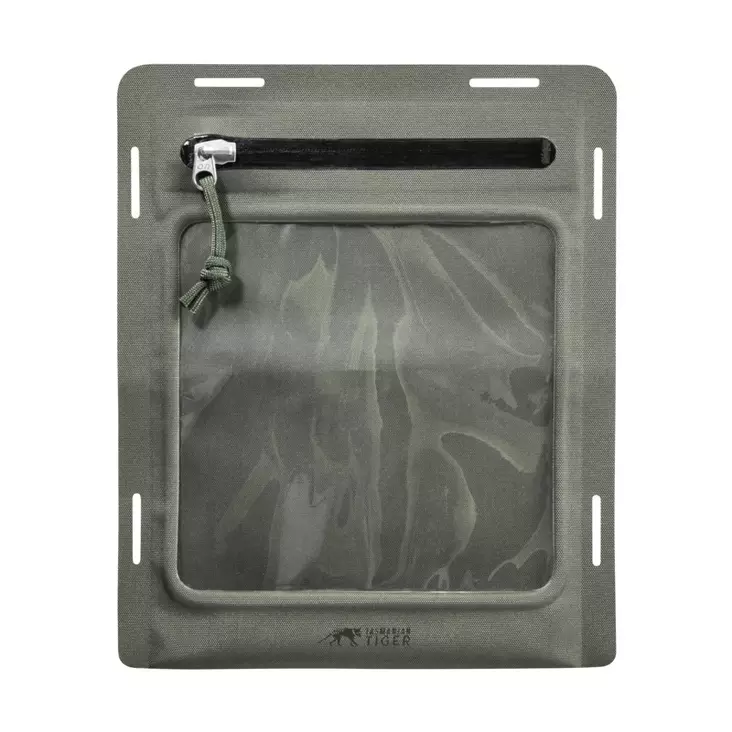 Tasmanian Tiger W-Pouch A5 WR Stone Grey Olive - Pouches - 4013236396522 - 2