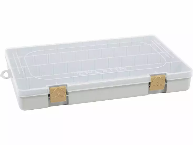 Westin W3 Tackle Box #L Grey/Clear - Lure Boxes - 5707549484692 - 1