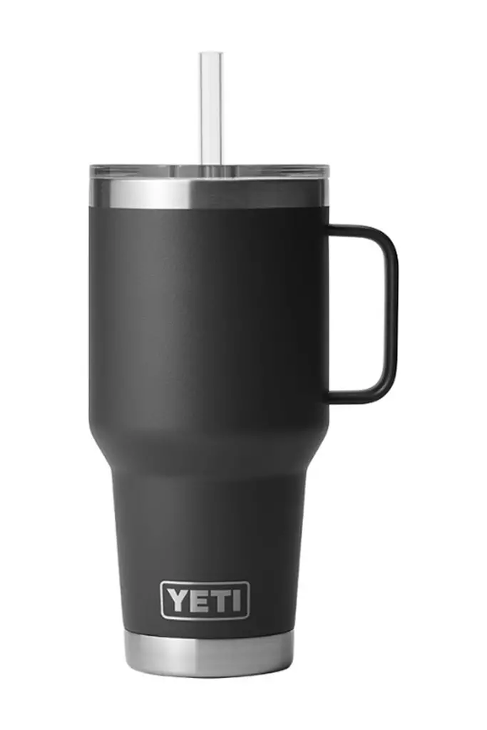 Yeti Rambler 35 Oz Straw Mug Black - Insulated Bottles and Mugs - 888830306772 - 1
