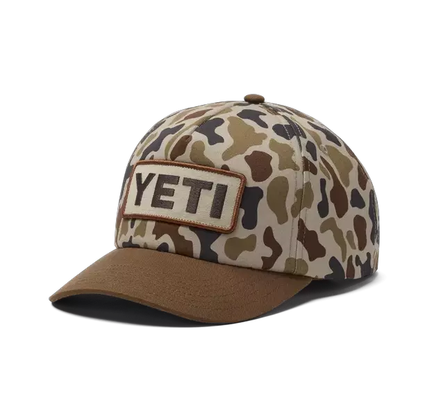 Yeti Woven Flat Brim Snapback Camo - Caps - 888830395202 - 1