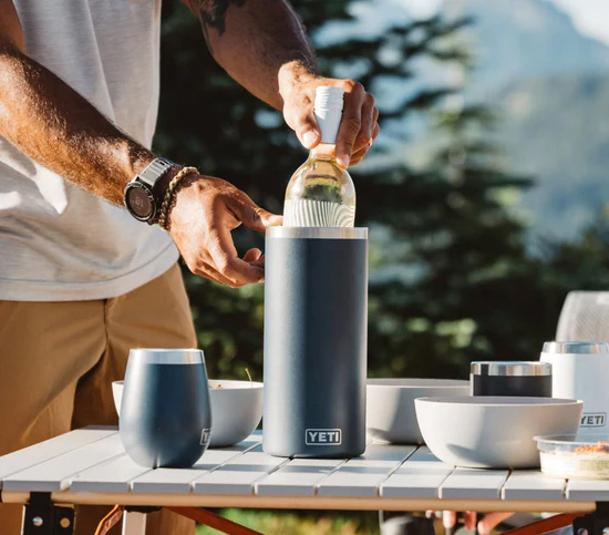 Yeti Rambler Wine Chiller Navy Cooler for a wine bottle - Ruoto