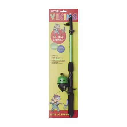 Kinetic Little Viking SC Tele 5'6'' Combo Green - Children's Pole Sets - 5707461317153 - 1