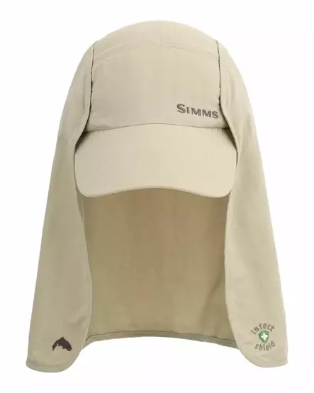 Simms Bugstopper SunShield Cap Stone - Caps - 694264650493 - 2