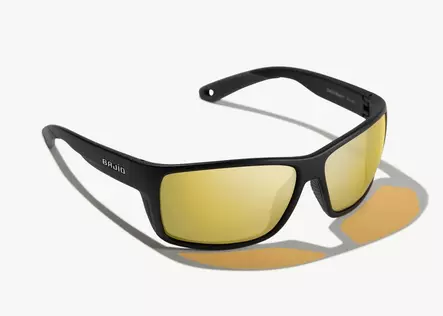 Bajio Bales Beach Black Matte Yellow Mirror Glass - Glass Lenses - 840290913013 - 2