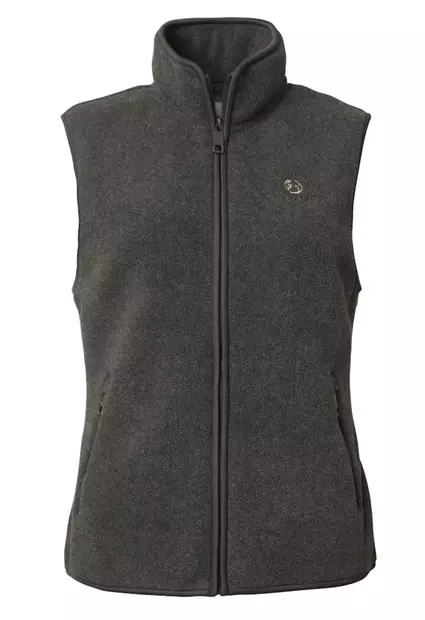 Chevalier Mainstone Fleece Vest Women Anthracite - Hunting Vests - 808491138253 - 1