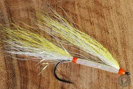 Haili Streamer White/Fl. Yellow - Streamers - 8859202531933 - 1