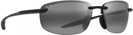Maui Jim Hookipa Ultra - Matte Black Frame with Neutral Grey Lens - Plastic Lenses - 603429081393 - 1