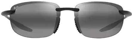 Maui Jim Hookipa Ultra - Matte Black Frame with Neutral Grey Lens - Plastic Lenses - 603429081393 - 2