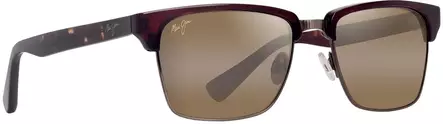 Maui Jim Kawika XL - Shiny Reddish Havana Frame with HCL Bronze Lens - Plastic Lenses - 603429093723 - 1