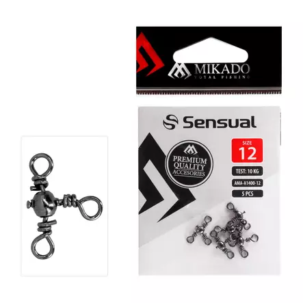 Mikado Barrel Swivel Triple - Swivels & Quick Change Links - 5900637148203 - 1