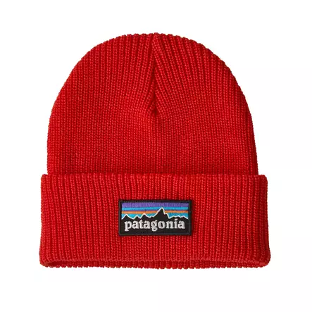 Patagonia Kids Logo Beanie Sizzle Red - Beanies - 198077304593 - 1