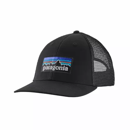 Patagonia P-6 Logo LoPro Trucker Black - Truckers - 192964417823 - 1