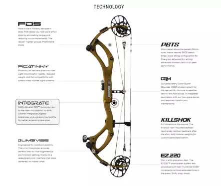 PSE Sicario FDS Clay Brown - Bows - 42958688893 - 2