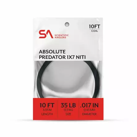 Scientific Anglers Absolute Predator Wire 10ft - Leader Materials - 840309138963 - 2