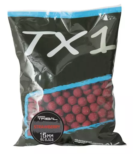 Shimano TX1 Boilie Strawberry 20mm - Baits - 8717009851183 - 1
