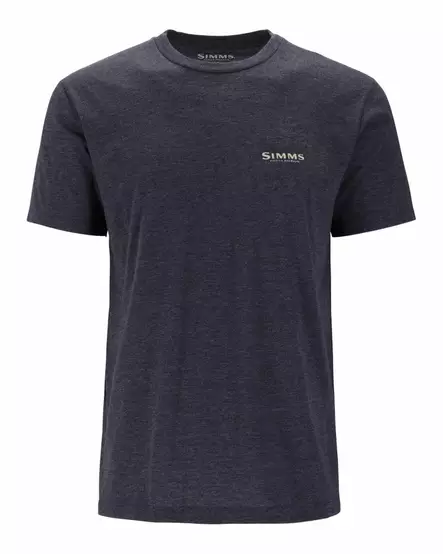 Simms Classic Tackle T-Shirt Navy Heather - Men T-Shirts - 694264679043 - 1