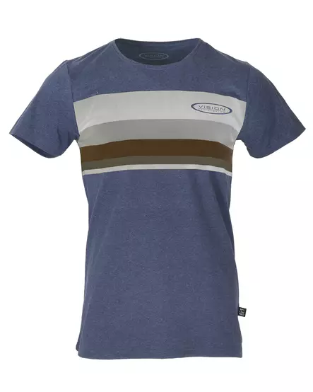 Vision Stripe T-Shirt Blue - Men T-Shirts - 6417512842303 - 1