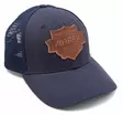 Ahrex Leather Patch Trucker Navy - Caps - 655043968123 - 1