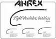 Ahrex PR351 Light Predator Barbless - Seatrout Hooks - 655043956663 - 4