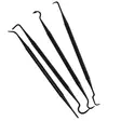 Birchwood Firearm Cleaning Picks 4pcs - Gun Cleaning Kits - 029057411133 - 1