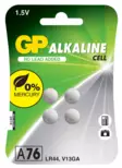 GP 1.5V A76/LR44/V13GA 4kpl paristo - Batteries and powerbanks - 4891199162473 - 1