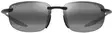 Maui Jim Hookipa Ultra - Matte Black Frame with Neutral Grey Lens - Plastic Lenses - 603429081393 - 2