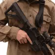 UTG Single Point Bungee Sling with QD Sling Swivel Black - Tactical gun slings - 4717385552333 - 3