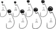 VMC 7340 Rugby Jig 5gr - Jig Heads - 3359221408063 - 3
