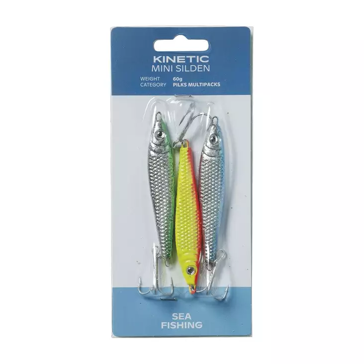 Kinetic Mini Silden 3-Pack - Metal & Shore Jigging Jigs - 5707549273333 - 1
