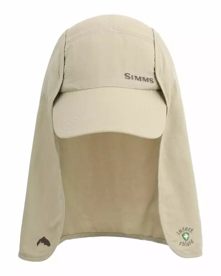 Simms Bugstopper SunShield Cap Stone - Caps - 694264650493 - 2