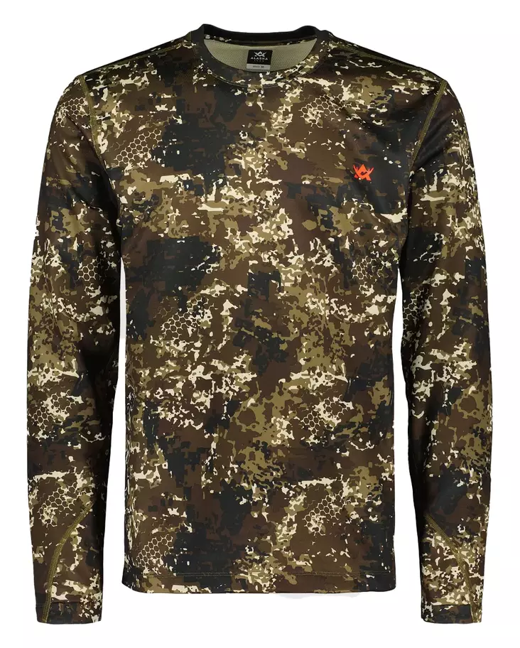 Alaska CoolDry Ms LS T-Shirt, BlindTech Forest - Hunters Underwear - 6438347049613 - 1